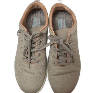 BareTraps Beige Lace-Up Women's Sneakers Size 8.5